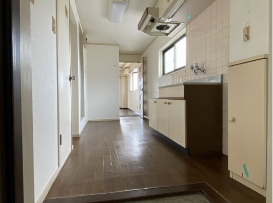 開放感のある玄関ですね