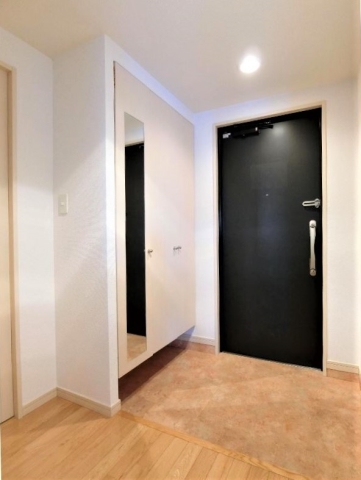 開放感のある玄関ですね