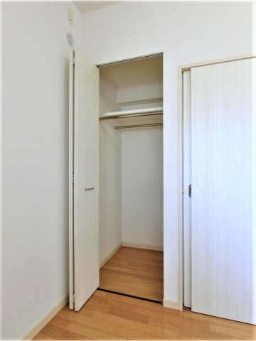 奥行きがあり、ハンガーパイプ2本使用です