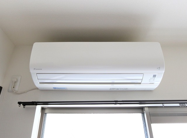 エアコン完備で年中快適に過ごせます