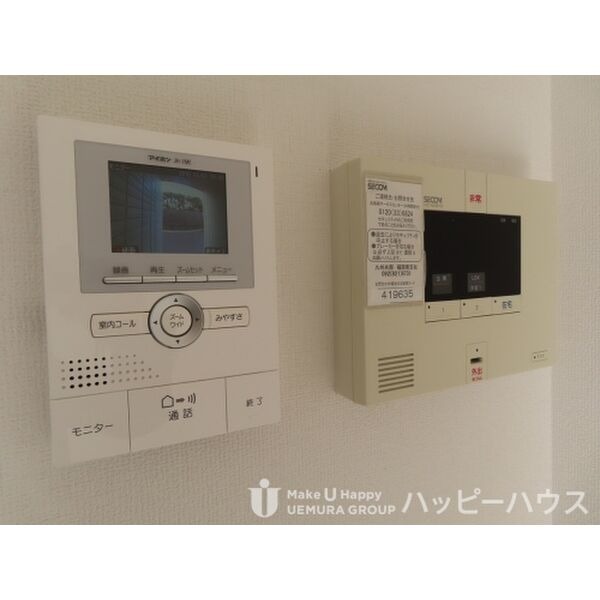 女性も安心のモニターホン