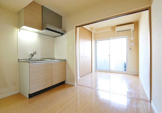 扉を開ければ広々ワンルームに