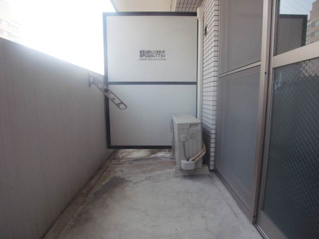 奥行きのあるバルコニー