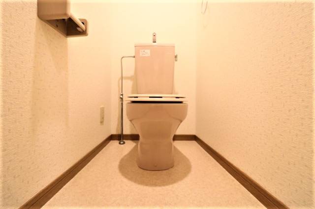 窮屈感の無いトイレになってます