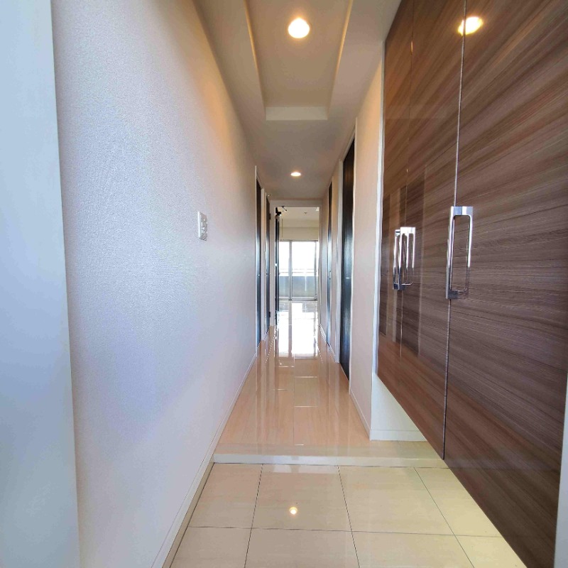 開放感のある玄関ですね