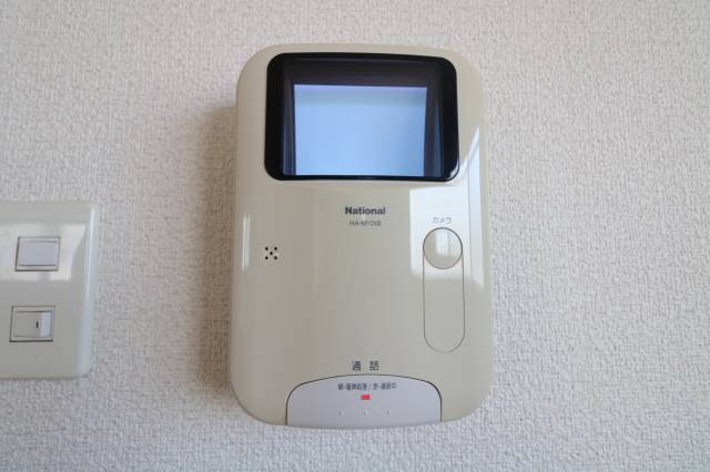 来訪者の顔が確認できるので安心です