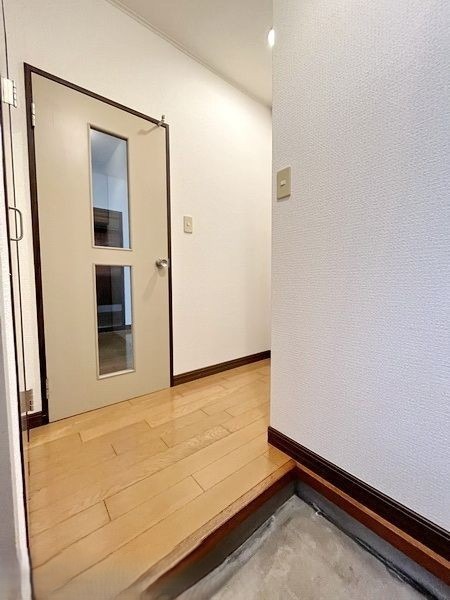 玄関からの眺めです。