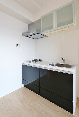 グリル付のシステムキッチンで料理の腕もあがりそう