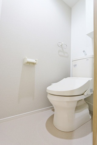 清潔感のあるトイレです