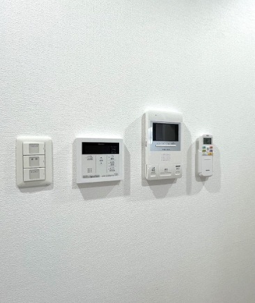 モニタ付きで急な来客時も安心ですね