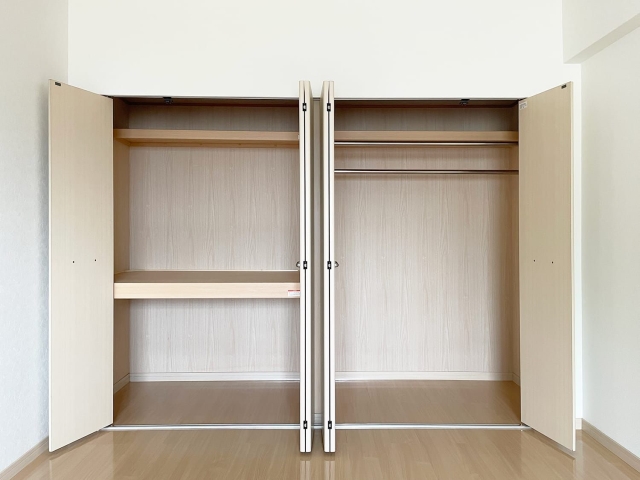 大容量のクローゼットです。