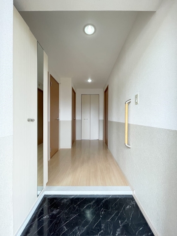 開放感のある玄関ですね