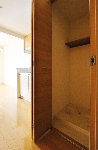 室内洗濯機置場です