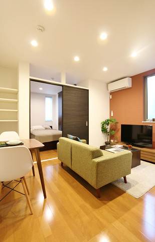 家具の配置が楽しくなるリビング