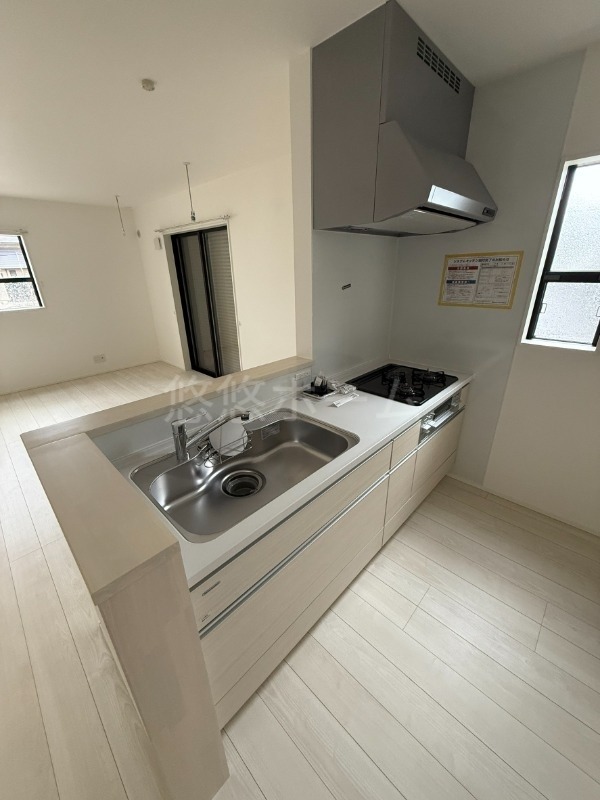 グリル付き3口キッチンで捗ります