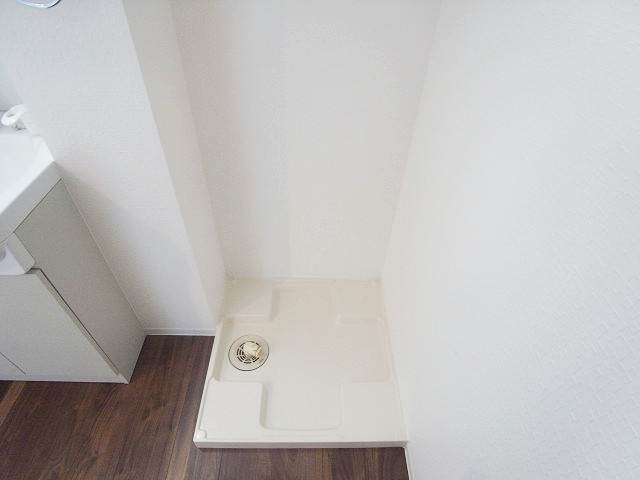 もちろん室内洗濯機置き場です