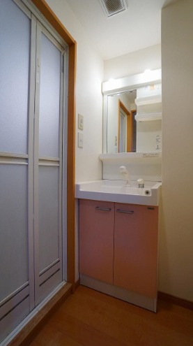 大きな鏡は見やすいですね