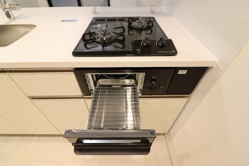 グリル付きで料理の幅が広がりますね