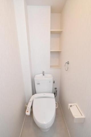 清潔感のあるトイレです