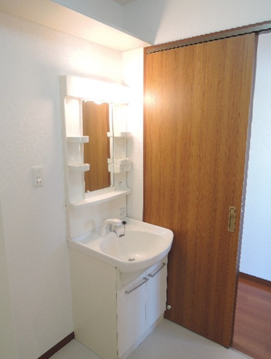 朝の支度はこちらです