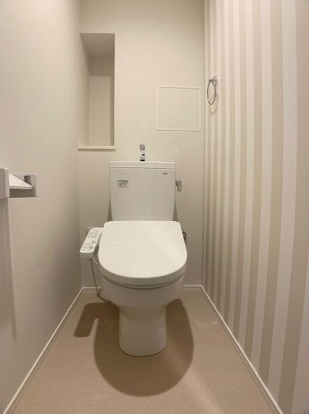 清潔感のあるトイレです