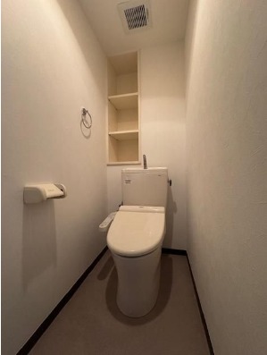 温水洗浄便座付きです