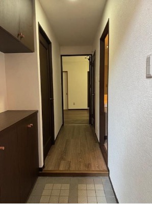 開放感のある玄関ですね