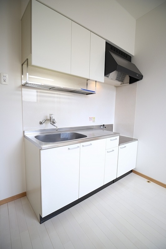 コンパクトで使いやすいキッチンですね