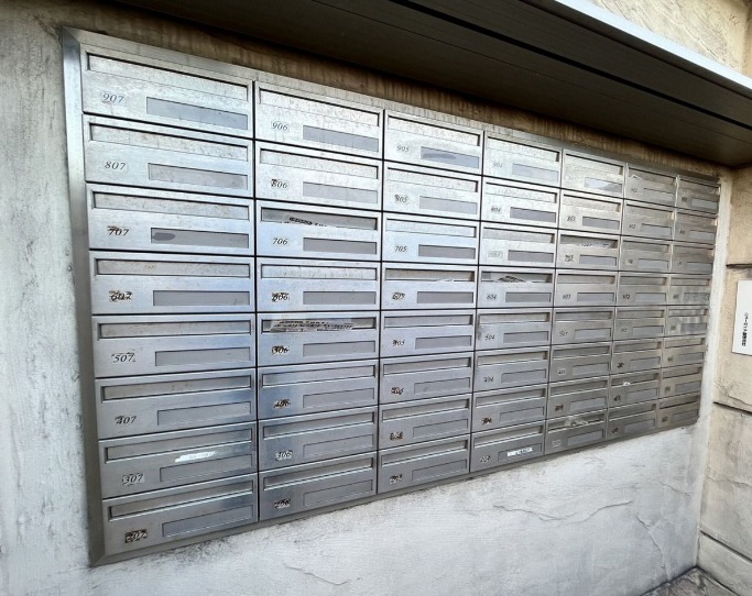 管理の行き届いた集合ポスト