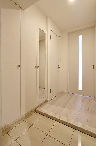 開放感のある玄関ですね