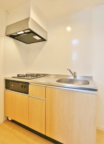 グリル付２口コンロのシステムキッチン