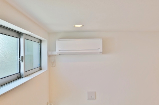 エアコン完備してます