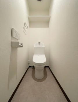 清潔感のあるトイレです