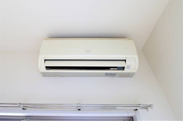 冷暖房で1年中快適に過ごせます