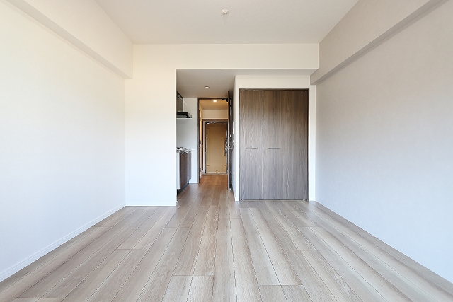 約９帖のワンルームタイプです