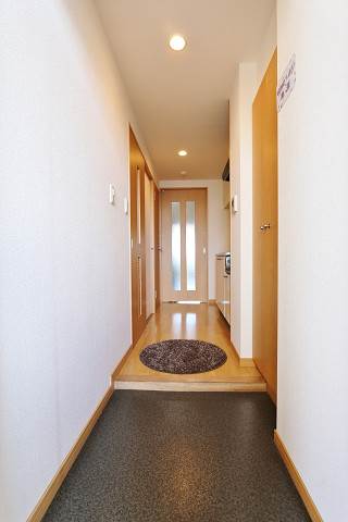 開放感のある玄関です