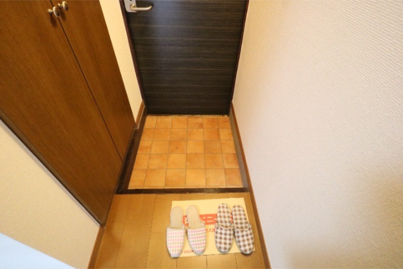 玄関はこんな感じです。