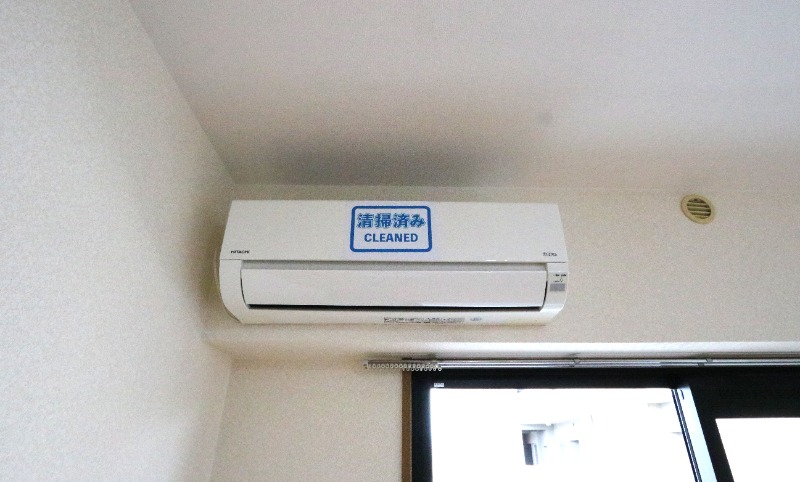 エアコン付きで年中快適に過ごせますね