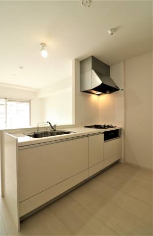 まな板スペースたっぷりのキッチンです