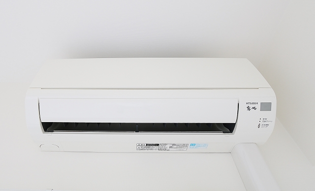 エアコン付きで年中快適です