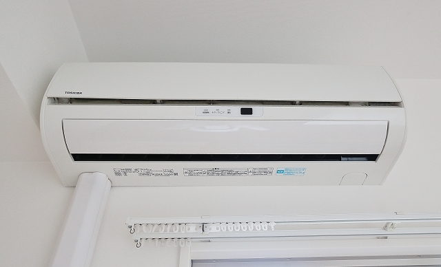 エアコンつきなので年中快適に過ごせます