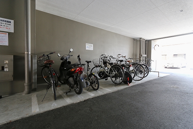 駐輪スペースです