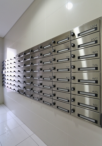 管理の行き届いた集合ポスト