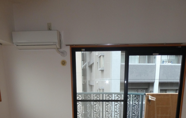 リビングにエアコン付き