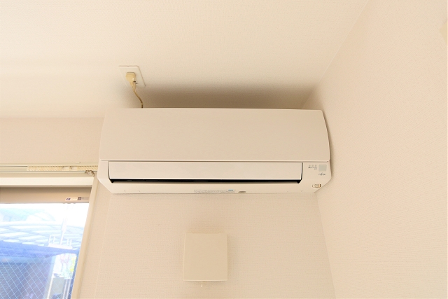 年中快適なエアコン付き