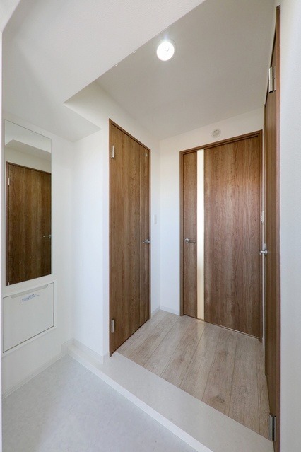 開放感のある玄関です