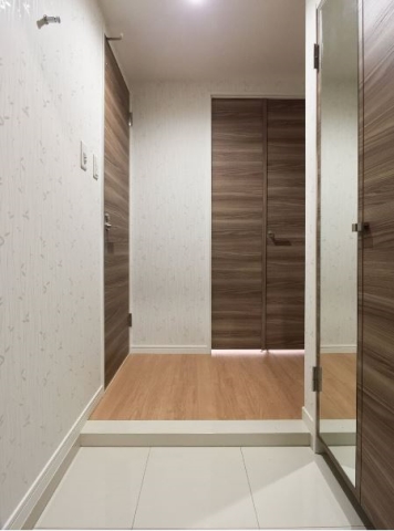 広々とした玄関です