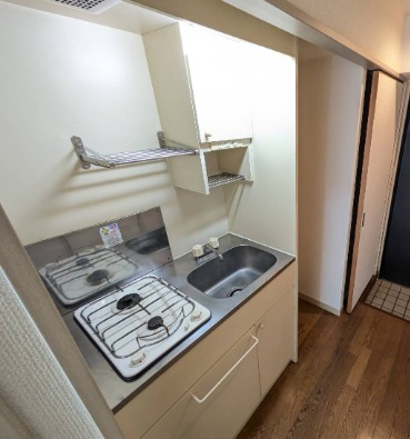 嬉しい2口コンロ付きです。