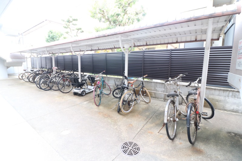 自転車スペースもばっちりです。