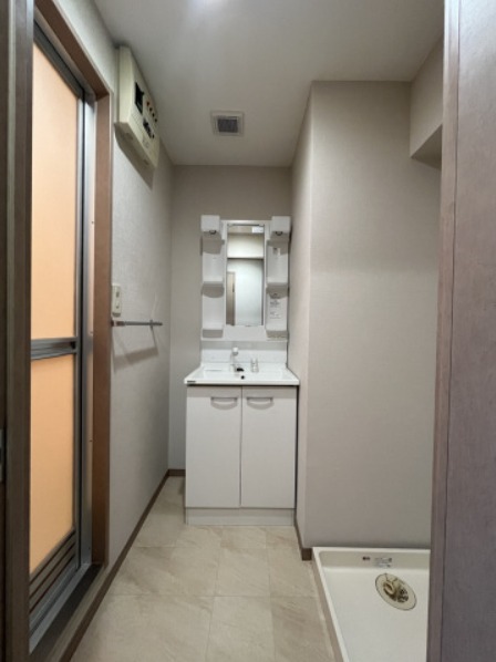 毎日の身支度がしやすい洗面所です